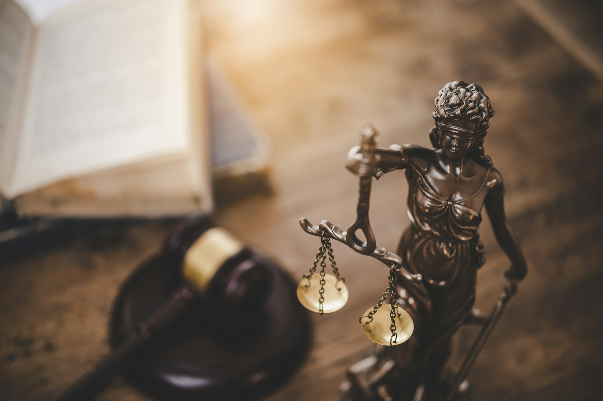 Law theme, mallet of the judge, law enforcement officers